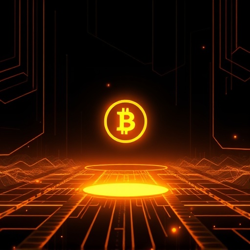 Dezentrale Bitcoin BTC Blockchain ohne zentrale Firma